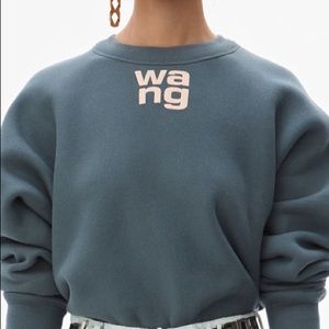 Alexander Wang Fleece Crewneck Sweatshirt